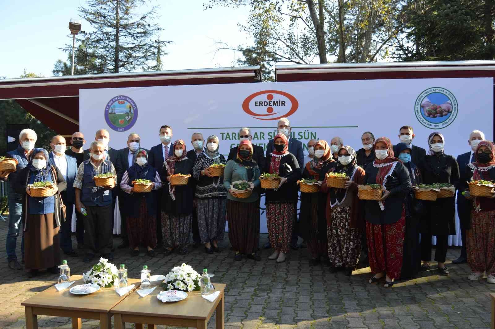 Osmanlı Çileği fideleri üreticilerle buluştu, coğrafi işaret aldı